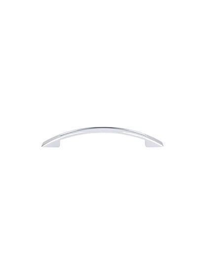 Tango Cut-Out Cabinet Pull - 5 1/16 inch Center-to-Center in Polished Chrome.